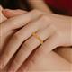 2 - Malaine 0.72 ctw Citrine (3.00 mm) 9 Stone Wedding Band 