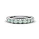 1 - Malaine 0.54 ctw Opal (3.00 mm) 9 Stone Wedding Band 