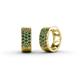 1 - Anais Lab Created Alexandrite Hoop Earrings 