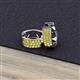 2 - Anais Yellow Sapphire Hoop Earrings 