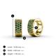 4 - Anais Lab Created Alexandrite Hoop Earrings 