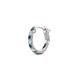 1 - Nico 0.14 ctw Petite Single Huggie Earring in Natural Blue Diamonds and White Diamonds 