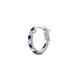 1 - Nico 0.14 ctw Petite Single Huggie Earring in Blue Sapphire and Natural Diamonds 