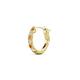 1 - Nico 0.12 ctw Petite Single Huggie Earring in Citrine and Natural Diamonds 