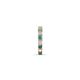 5 - Nico 0.14 ctw Petite Single Huggie Earring in Created Alexandrite and Natural Diamonds 