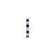 5 - Nico 0.14 ctw Petite Single Huggie Earring in Blue Sapphire and Natural Diamonds 