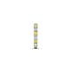 5 - Nico 0.14 ctw Petite Single Huggie Earring in Yellow Sapphire and Natural Diamonds 