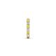 5 - Nico 0.14 ctw Petite Single Huggie Earring in Yellow Sapphire and Natural Diamonds 