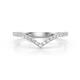 1 - Nia 0.21 ctw Lab Grown Diamonds Curved Wedding Band 