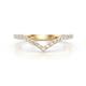 1 - Nia 0.21 ctw Lab Grown Diamonds Curved Wedding Band 