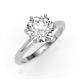 3 - Maxine 2.00 ct IGI Certified Lab Grown Diamond Round (8.00 mm) Solitaire Engagement Ring 