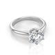 5 - Maxine 2.00 ct IGI Certified Lab Grown Diamond Round (8.00 mm) Solitaire Engagement Ring 