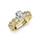 1 - Laine 1.16 ctw Classic Natural Diamond (6.50 mm) Marquise Shape Bridal Set Ring  