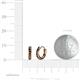 3 - Cianna Petite Black Diamond Hoop Earrings 