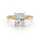 1 - Elodie 2.00 ct IGI Certified Lab Grown Diamond Radiant Shape (8.50x6.50 mm) Solitaire Engagement Ring 