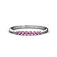1 - Reina 2.00 mm Pink Sapphire Wedding Band 