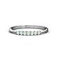 1 - Reina 2.00 mm Opal Wedding Band 