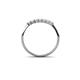 5 - Reina 2.00 mm Opal Wedding Band 