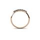 5 - Reina 2.00 mm London Blue Topaz Wedding Band 