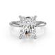 1 - Elodie 5.00 ct IGI Certified Lab Grown Diamond Radiant Shape (11.00x8.50 mm) Solitaire Engagement Ring 