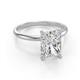 3 - Elodie 3.00 ct IGI Certified Lab Grown Diamond Radiant Shape (9.50x7.00 mm) Solitaire Engagement Ring 
