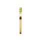 5 - Clara 2.40 mm Peridot 10 Stone Wedding Band 