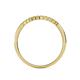 4 - Clara 2.00 mm Peridot 10 Stone Wedding Band 