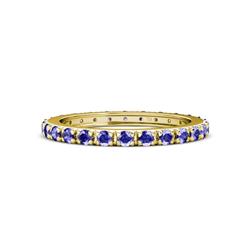 Gracie ctw Tanzanite Women Eternity Band ctw Tanzanite French Set Womens Eternity Band in K Yellow Gold