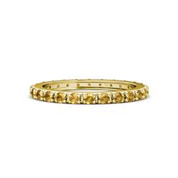Gracie ctw Citrine Women Eternity Band ctw Citrine French Set Womens Eternity Band in K Yellow Gold