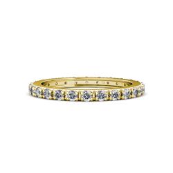 Gracie ctw Natural Diamond Women Eternity Band ctw Natural Diamond French Set Womens Eternity Ring Stackable in K Yellow Gold