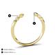 3 - Makena Yellow Diamond and Blue Sapphire Open Wedding Band 