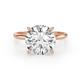 1 - Elodie 4.00 ct IGI Certified Round Lab Grown Diamond Solitaire Engagement Ring 