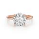 1 - Elodie 3.00 ct IGI Certified Round Lab Grown Diamond Solitaire Engagement Ring 