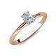 4 - Elodie 1.00 ct IGI Certified Oval Shape Lab Grown Diamond Solitaire Engagement Ring 