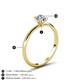 5 - Elodie 0.75 ct IGI Certified Pear Shape Lab Grown Diamond Solitaire Engagement Ring 