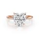 1 - Elodie 2.00 ct IGI Certified Heart Shape Lab Grown Diamond Solitaire Engagement Ring 