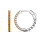 1 - Anna 0.88 ctw Citrine (2.00 mm) Hoop Earrings 