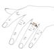 6 - Trissie White Sapphire Floral Solitaire Engagement Ring 