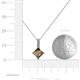 5 - Aurel Smoky Quartz and Diamond Pendant 