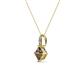 3 - Aurel Smoky Quartz and Diamond Pendant 