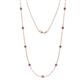 1 - Adia (9 Stn/4mm) Amethyst on Cable Necklace 
