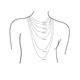 4 - Adia (9 Stn/4mm) Iolite on Cable Necklace 