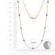 2 - Adia (9 Stn/2.3mm) Amethyst on Cable Necklace 