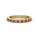 1 - Caitlin 1.60 mm Ruby and Diamond Eternity Band 