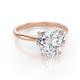 3 - Elodie 5.00 ct IGI Certified Heart Shape Lab Grown Diamond Solitaire Engagement Ring 