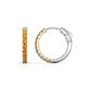 1 - Akira 0.80 ctw Citrine (2.00 mm) Huggie Earrings 