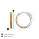 3 - Akira 0.80 ctw Citrine (2.00 mm) Huggie Earrings 