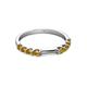 4 - Alicia 0.40 ctw Citrine Wedding Band 