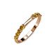 3 - Alicia 0.40 ctw Citrine Wedding Band 