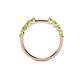 5 - Alicia 0.59 ctw Peridot Wedding Band 